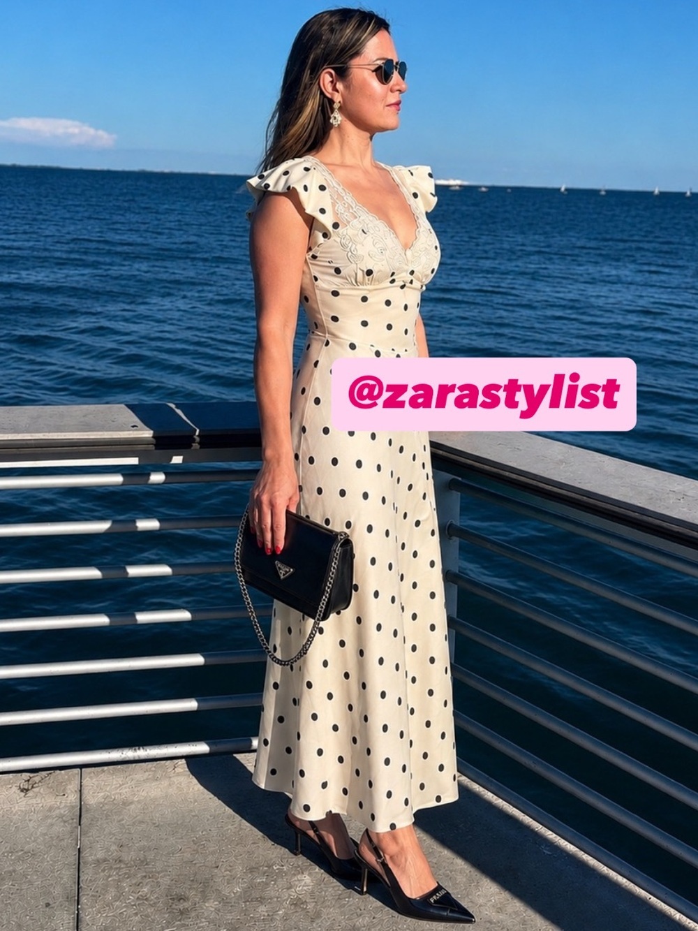 VIRAL NEW CAMILA COELHO POLKA DOT BUTTERFLY LACE DETALS DRESS M
🚨NO DISCOUNT - Picture 4 of 16